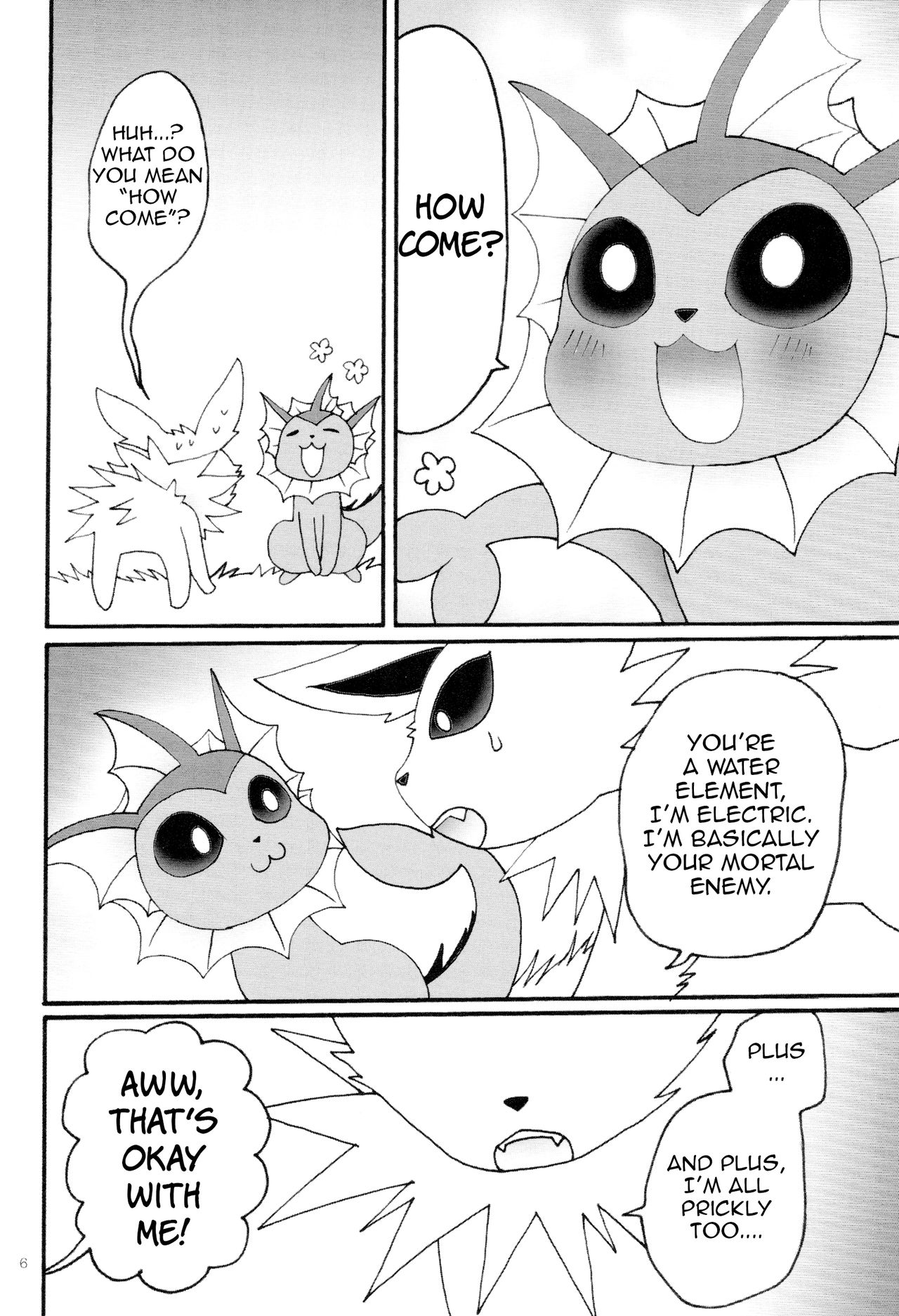 (Kemoket 6) [Mikan Meshi (Maruo)] Chiku Chiku Pero Pero | Prick Prick, Lick Lick (Pokemon) [English] [Zero Translations] (けもケット6) [みかん飯 (まるお)] ちくちくぺろぺろ (ポケットモンスター) [英訳]
