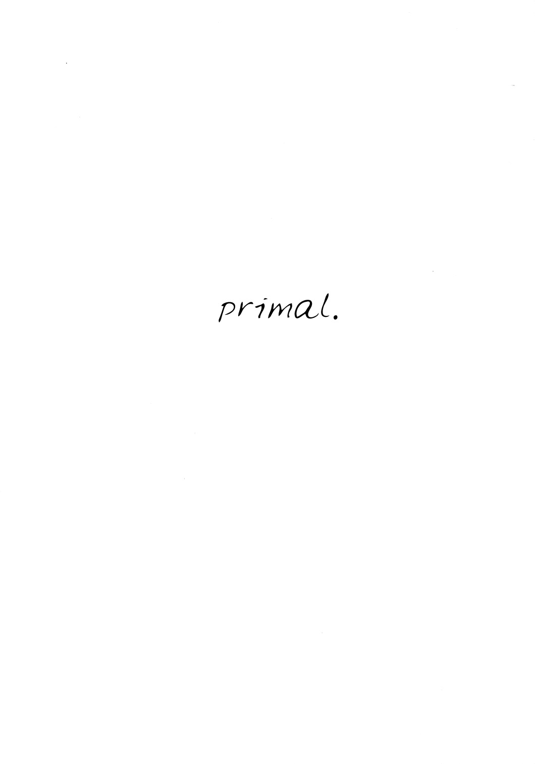 [Sekitou] Primal ( Touhou Project ) [ENG] 