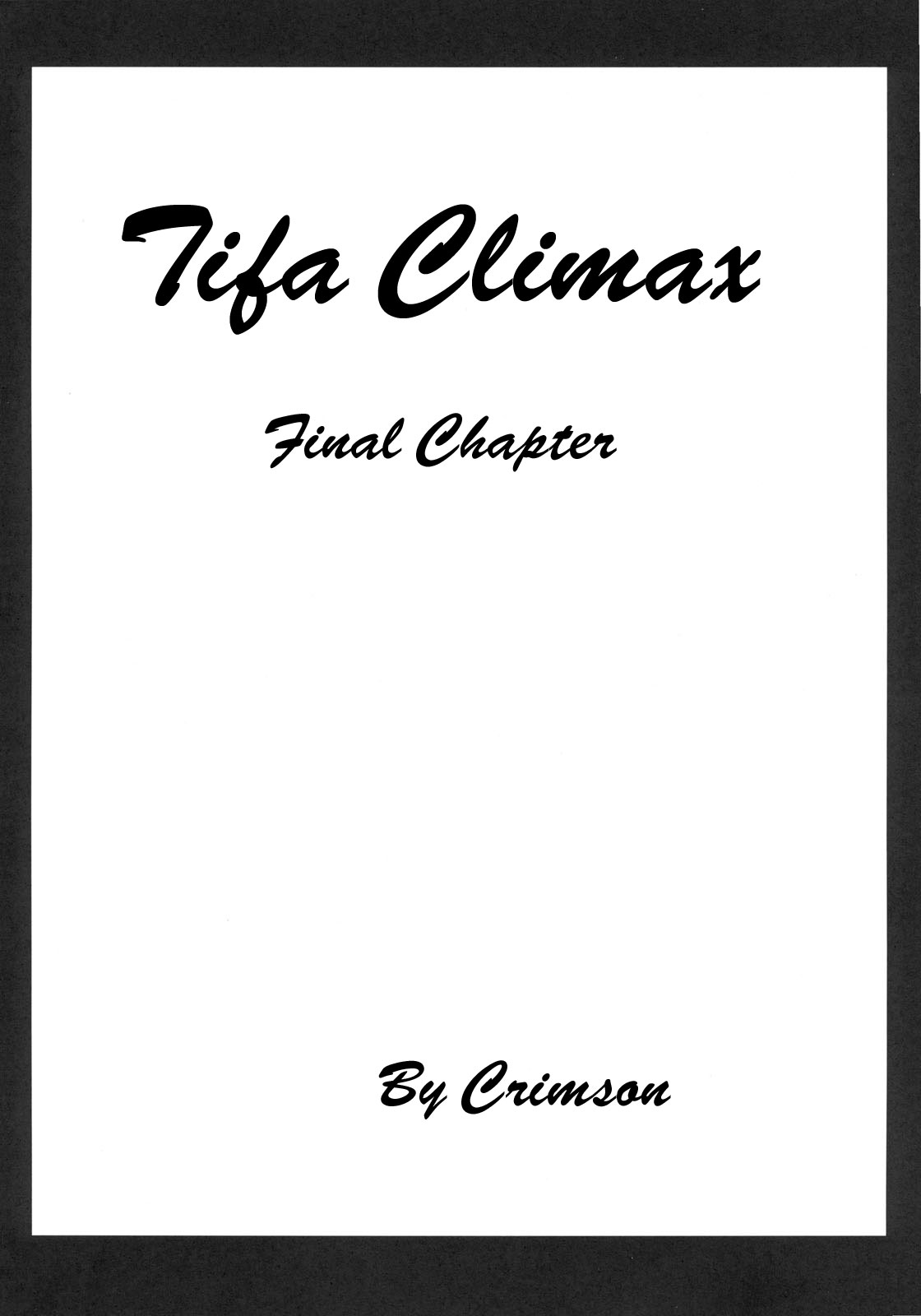 [Crimson Comics] Tifa Climax (Final Fantasy VII) [ENG] 