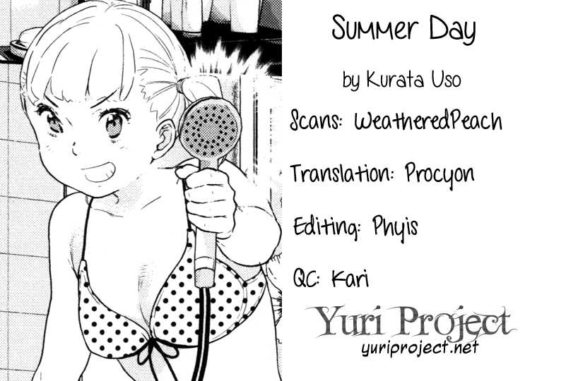 [Kurata Uso] Natsu no Hi | Summer Day (Yuri Hime Wildrose Vol. 7) [English] {yuriproject} [倉田嘘] 夏の日 (百合姫Wildrose Vol.7) [英訳]