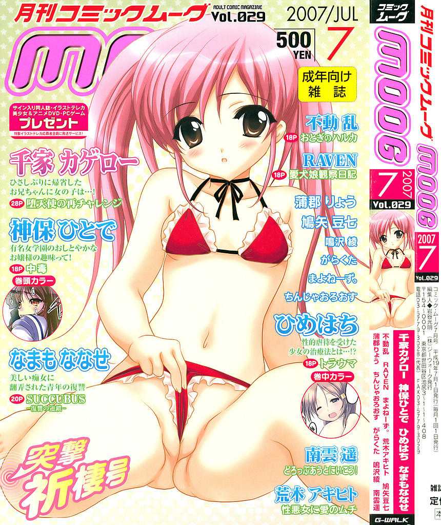Gekkan Comic MOOG 2007-07 Vol. 29 月刊コミックムーグ 2007年7月号 VOL.029